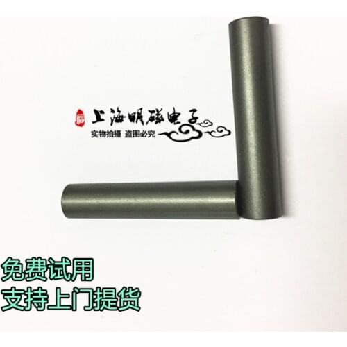 Manganese-zinc Ferrite Magnet 10*50mm Welding Magnet Soft Magnetic Magnet 10X50mm Anti-interference Rod Core