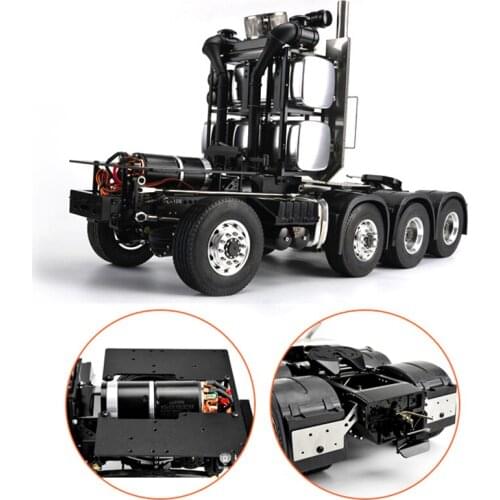 LESU MAN 1/14 RC 8*8 Metal Heavy-Duty Chassis for TMY Tractor Truck Model TH02554-SMT3