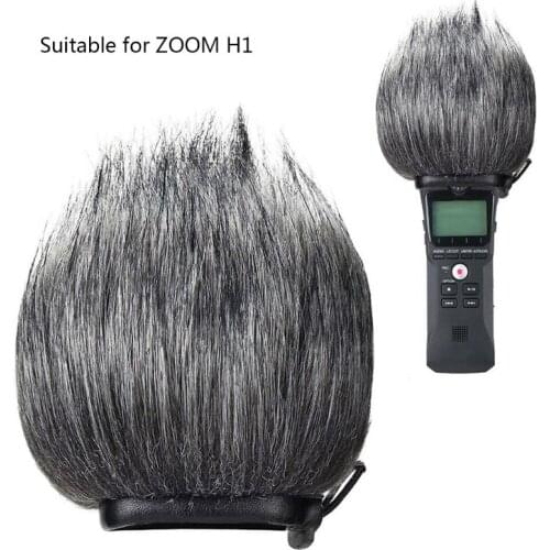 Microphone Windshield Noise Cancellation Outdoor Removable Windproof For Zoom H1 95AF