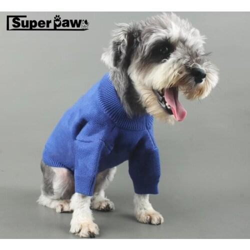 Cute Dog Sweater Jumper Clothes Winte Warm Pet Puppy French Bulldog Pug Teddy Jacket Coat for Small Medium Teddy Dogs GKC84