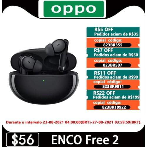 Original EarBuds OPPO Enco FREE 2 w52 tws Wireless Bluetooth Earphones Bluetooth AUDIO Tws Headset Dynamic