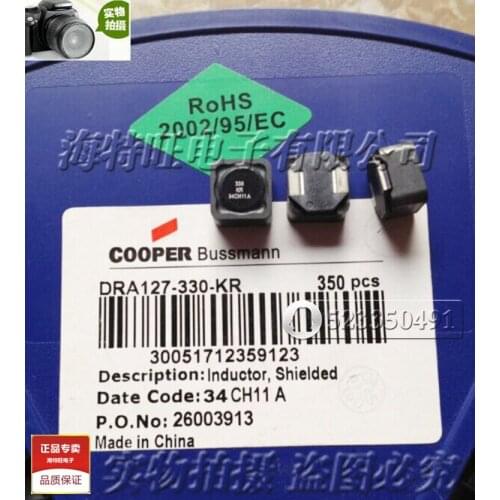 Original new 100% import shielding inductor DRA127-330-KR 12*12*7 33uH 3.22A