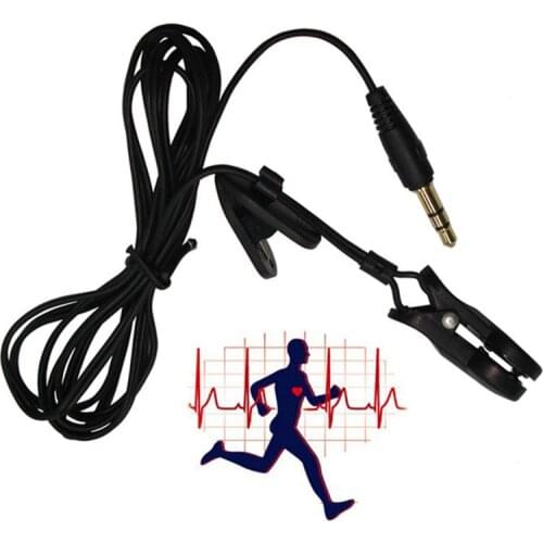 Cross fit Ear Clip Finger Tip Heart Rate Sensor Pulse Meter for Kettler Cardio Fitness Equipment Stepper Treadmill Pulsometro