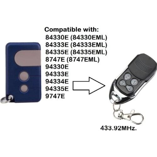 For 94335E 84330E 94333E 94334E Rolling code garage door remote control