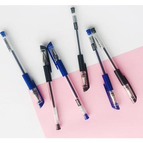 3pcs/lot Simple Classic Clear Gel Pen Writing Pen Stationery School Office Supply Student Stationery