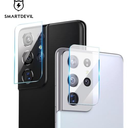 SmartDevil Lens Glass For Samsung S21 Plus S21Ultra Camera Protectors Anti-scratch Wear-resistant Diamond Lens Protector