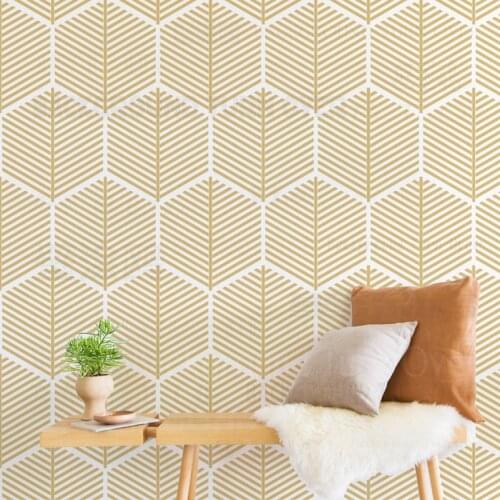 30cm - 70cm Stencil For Wall Decor Large Painting Niche Door Template Furniture Tiles Hexagon Geometric Tree Shape Line S183
