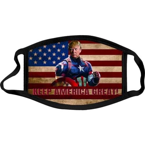 Trump 2024 Because America Can Never Be Too Great Black Border Mask
