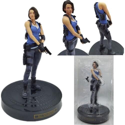 In Stock Jill Valentine Figure Game Biohazard Character RE:3 Jill Valentine Leon Kenne Action Figures Model Toy Gift 30cm
