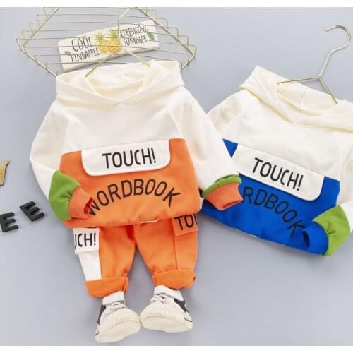 2021 Spring Toddler Boys Clothes Baby Sportswear Newborn Clothing Set Hoodie+Pants 2pcs Outfit Kids Tracksuit Children Costume