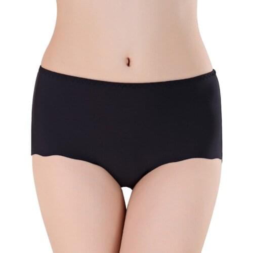 New Plus Size Women\s Panties Women Sexy Seamless Trimming Ruffles Briefs Underwear