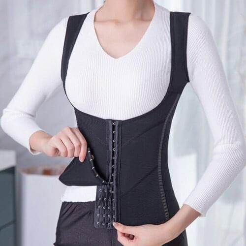 Women Waist Trainer Multifunction Back Posture Corrector U Collar Abdomen Belt Body Shapers Female Body Corsets