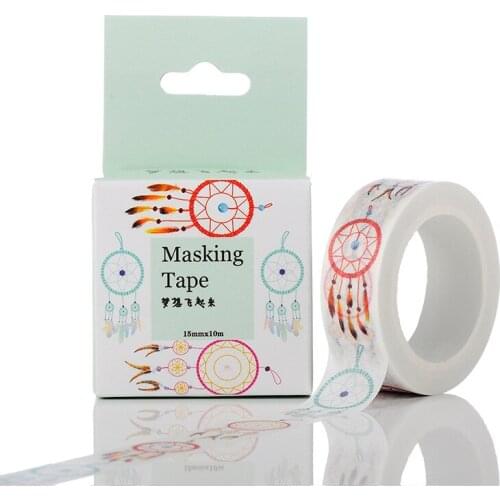 1.5cm Wide Let Dreams Fly Washi Tape Adhesive Tape DIY Scrapbooking Sticker Label Masking Tape