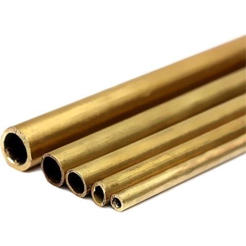 1PC Diameter 2mm/3mm/4mm/5mm/6mm Brass Tubes Length 300mm Long 0.45mm Wall Brass Pipe Brass Tube Cutting Tool High Quality
