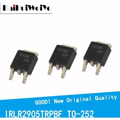 10PCS/LOT IRLR2905TRPBF IRLR2905 LR2905Z TO252 TO-252 55V 42A N-Channel Enhancement Mode Power MOSFET New Original
