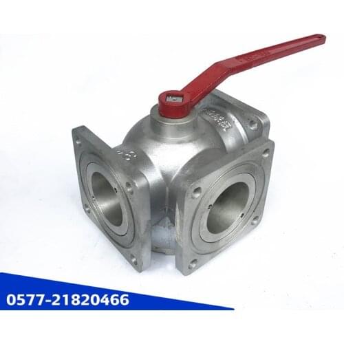 2 inch DN50) three ball valve ball valve ball valve four three oil tank vehicle accessories Aluminum Alloy flange