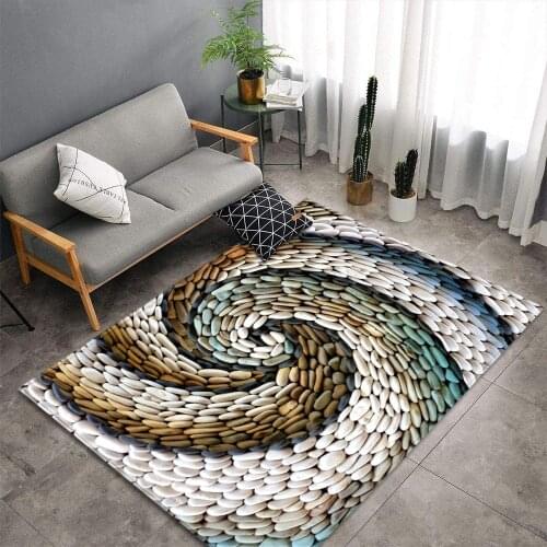 3D Digital Printing Parlor Floor Area Rug Kids Crawling Mat Leopard Tiger Wolf Pattern Living Room Carpet Anti-slip Bedroom Rug