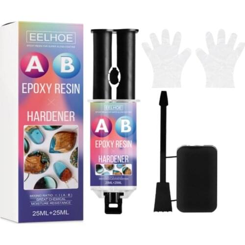 AB Resin Epoxy Glue Strong Adhesive Liquid Glue For Plastic Wood Glass Ceramic DIY Manual Quick-drying Glue Adhesive Wholesale