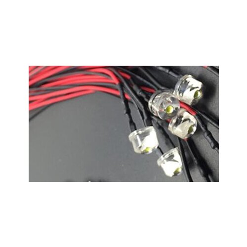 Large Straw Hat F5 5mm Warm White Red Green Blue Yellow Orange Pink Purple RGB 12V LED Lamp Light With 20cm Wire x 100pcs