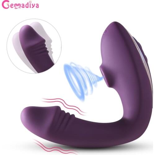 Sucking Vibrator Big Dildo Vibrating Sex Toys G Spot Strong Sucker Clitoris Stimulator Silicone Erotic Toys for Adults Nipple