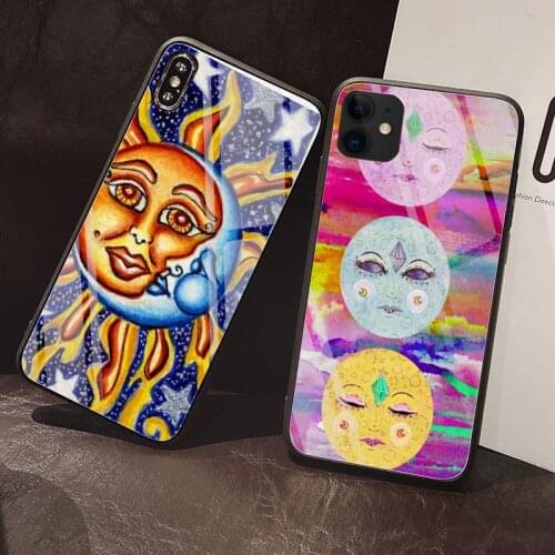 Luxurious Japanese lucky fish Phone Case Tempered Glass For iPhone 12 Pro Max Mini 11 Pro XR XS MAX 8 X 7 6S 6 Plus SE 2020 case