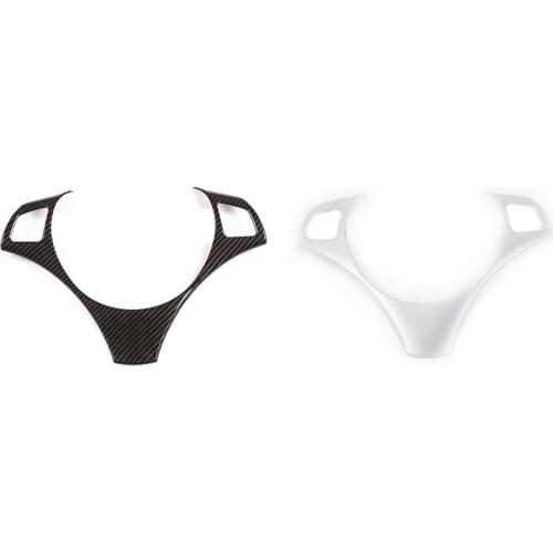 Car Steering Wheel Decoration Cover Trim Frame Sticker for Bmw E90 3 Series 2005-2012 Car Accessories