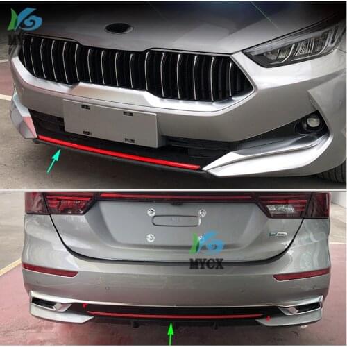 For Kia Cerato New generation K3 2019 Auto Parts ABS Front+Rear bumper cover trim Car Bumper Protector Guard Skid Plate