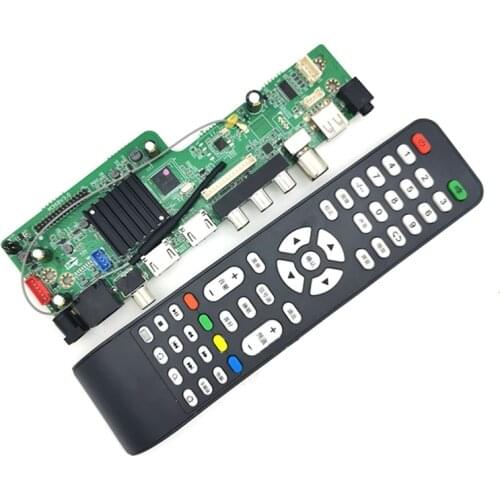MS368V3.0 Quad Core Web Television Motherboard with Remote Control LCD Driver Board Support RJ45 DTMB Analog Television