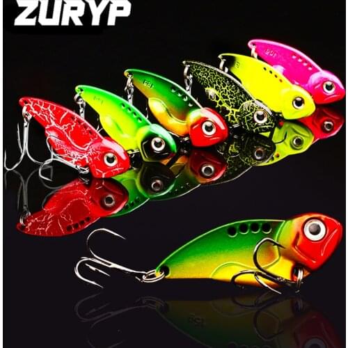 Metal VIB vibration Bait Spinner Spoon Fishing Lures 7g Jigs Trout Winter Fishing Hard Baits Tackle Pesca