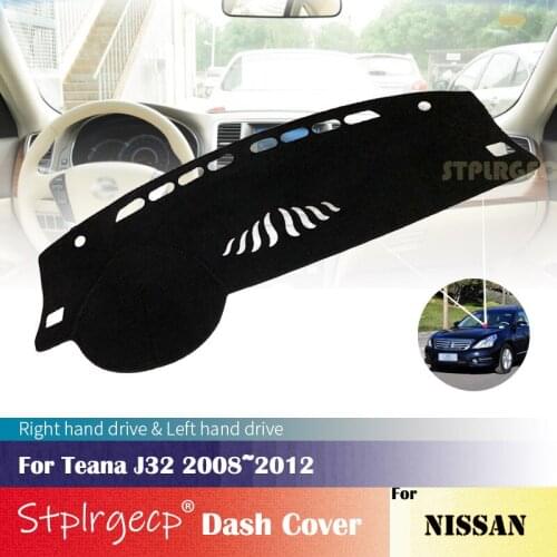 For Nissan Teana J32 2008~2012 Altima Anti-Slip Dashboard Cover Protective Pad Car Accessories Sunshade Carpet 2011 2010 2009