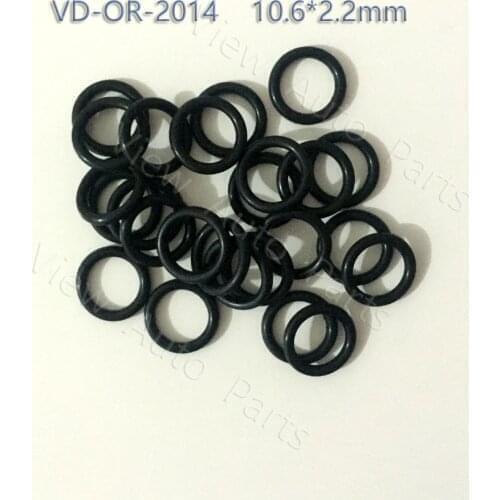 200pcs Fuel Injector Rubber Seals Oring for Honda Accord Civic CR-V Fuel Injector Repair Kits 10.6*2.2mm VD-OR-2014