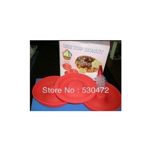 Silicone cake mold Donut 4-piece baking tool boxed kitchen tools