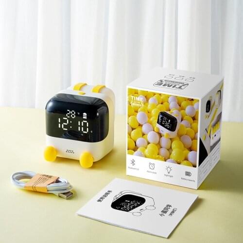 Students clock light small program control night light alarm clock multifunctional student bedside electronic alarm clock
