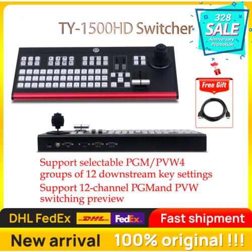 TY-1500HD Control Panel of Vmix Video Mixer Recording Equipment Video Switcher vmix switcher for Live Youtube TV PK Livepro atem