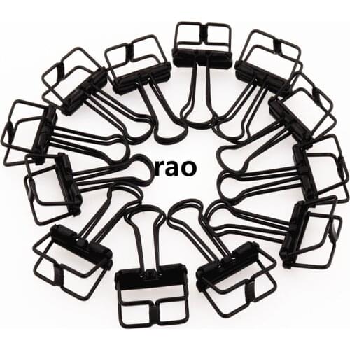 High quality 93 Black 48mm 32mm 19mm Binder clip for decorative clips Student School Office Supplies paperclips stationery