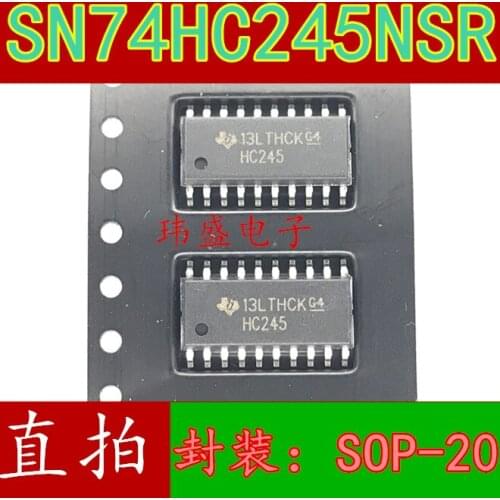 10pcs 74HC245 SN74HC245NSR 5.2mm SOP-20