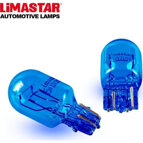 2pcs W21/5W T20 7443 12V 21/5W Natural Blue Glass Super White light Bulbs Replacement Bulbs Brake light stop lamp