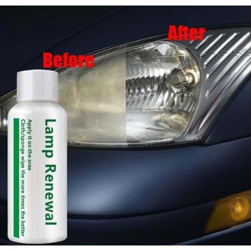 20ml Car Headlight Restoration Polishing Liquid Lamp Coat Restore Retreading Agent Maintenance Polish Wash Accessories For Car