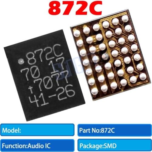 5pcs/lot 100% Original 872C For Huawei P10 plus mate10 pro Glory V9 Small Audio IC Ringing Amplifier Chip