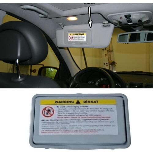 Free Shipping New Sun Visor Shade Mirror Cover Gray Color A2038170220 For Mercedes C CLASS W203 C230 C240 C280 C32 C320 C350 C55