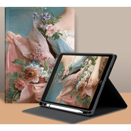 For iPad Air 3 10.5 iPad 10.2 2019 with Pencil Holder Funda for iPad 6th 7th Generation Pro 11 2020 Air 1 2 9.7 2018 Case Capa