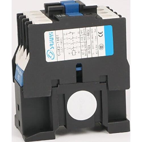 CJX2-1810/ CJX2-1801 AC Contactor 18A Copper Coil Silver Contact 380v 220v 127v 110v 36v 24v 3-phase 3P+1NO Contactor 50Hz
