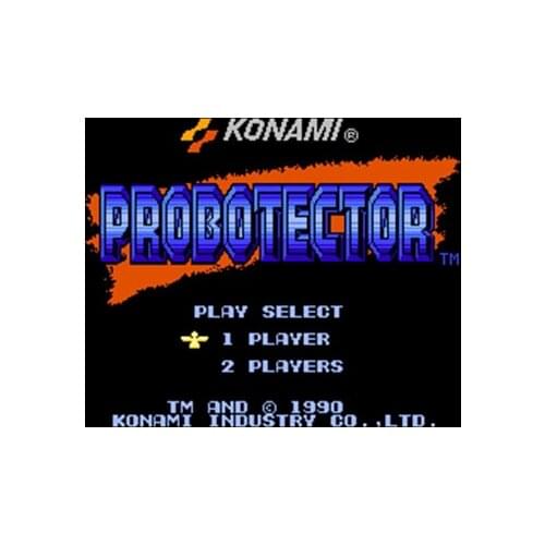 Probotector Region Free 60 Pin 8Bit Game Card For Subor Game Players