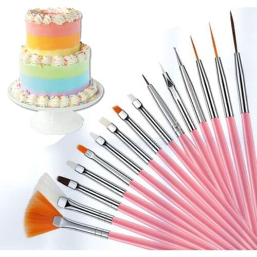 Cake Decorating Tools Baking Accessories Multifunction Icing Pastry Brushes Fondant Cake Painting Brush Nail Art Brush Pen
