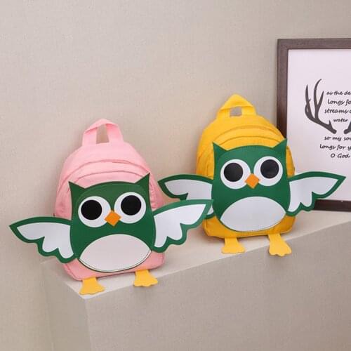 Fashion Preppy Style Girls Owl Wings Backpack Rucksacks Casual Children Students Small Handbags Knapsack