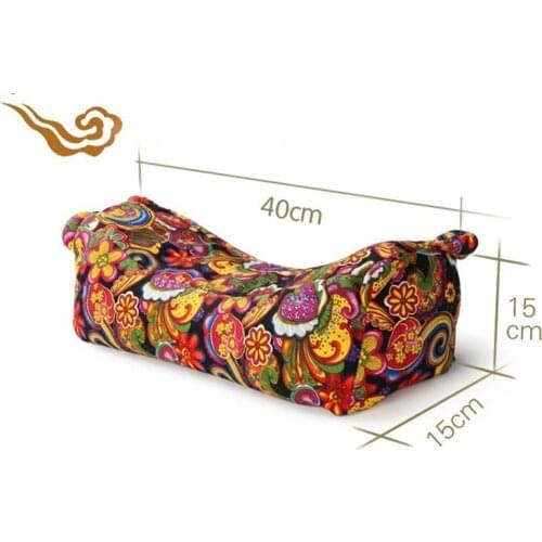 Single coarse cloth tiger square pillowcover can be filled with buckwheat shell pillow coat can be removed washed pillowc