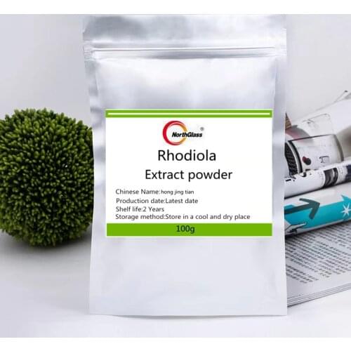 100g-1000g Supply High Quality Pure Rhodiola Extract Powder, Rhodiola Saponin, Hong Jing Tian, Free Shipping