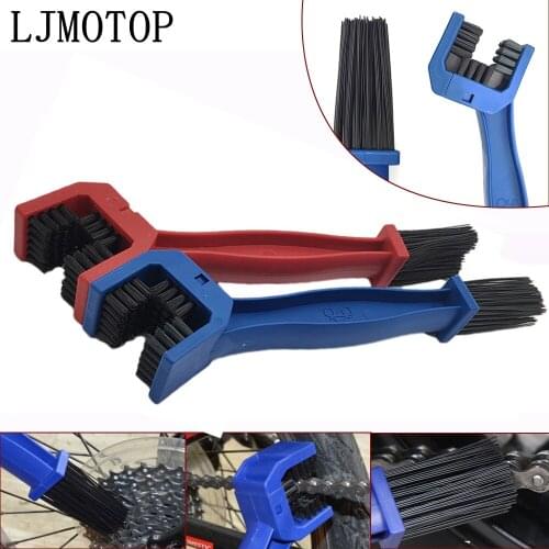 Motorcycle chain brush Cleaner Gear Grunge Outdoor Cleaner Scrubber Tool For Ducati MONSTER M900 748 SS750 SS800 SS900