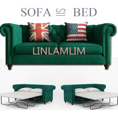 Velvet fabric sectional sofas Living Room Sofa bed set chesterfield alon couch puff asiento muebles de sala canape sofa cama