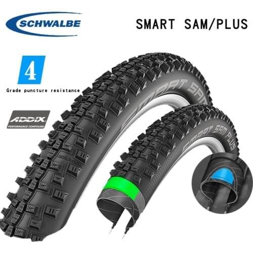 Schwalbe mountain bike tire am XC steel wire stab proof SMART SAM PLUS 26 27.5 29 inch mountain folding stab resistant tire
